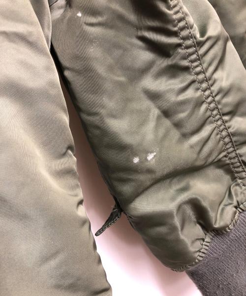 ALPHA（アルファ）ALPHA (アルファ) MA-1ジャケット カーキ サイズ:Lの古着・服飾アイテム