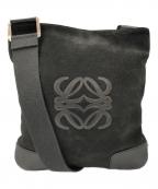 LOEWEロエベ）の古着「スウェードショルダーバッグ」｜ブラック