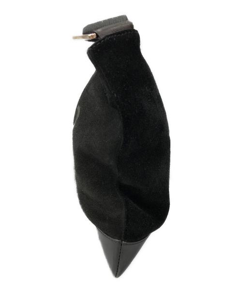 LOEWE（ロエベ）LOEWE (ロエベ) スウェードショルダーバッグ ブラックの古着・服飾アイテム