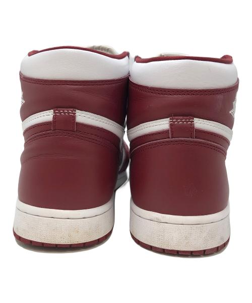 NIKE（ナイキ）NIKE (ナイキ) AIR JORDAN 1 RETRO HIGH OG レッド×ホワイト サイズ:UK9.5の古着・服飾アイテム