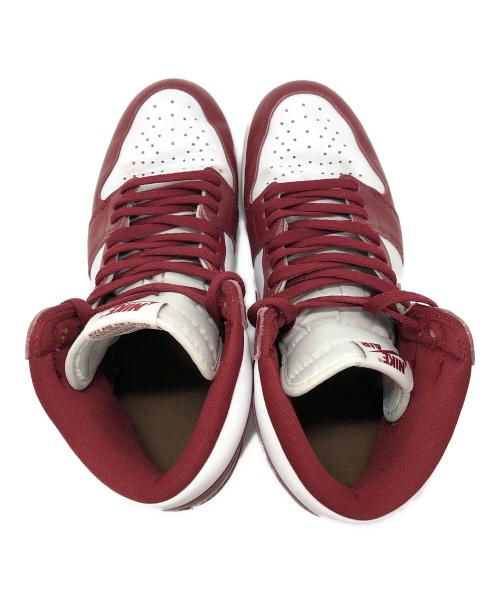 NIKE（ナイキ）NIKE (ナイキ) AIR JORDAN 1 RETRO HIGH OG レッド×ホワイト サイズ:UK9.5の古着・服飾アイテム