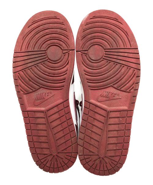 NIKE（ナイキ）NIKE (ナイキ) AIR JORDAN 1 RETRO HIGH OG レッド×ホワイト サイズ:UK9.5の古着・服飾アイテム