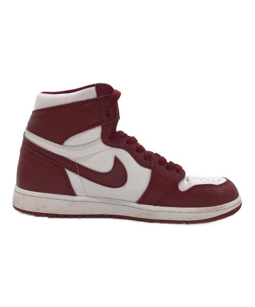 NIKE（ナイキ）NIKE (ナイキ) AIR JORDAN 1 RETRO HIGH OG レッド×ホワイト サイズ:UK9.5の古着・服飾アイテム
