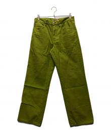 stussy（ステューシー）の古着「CLASSIC PANT WASHED CANVAS」｜グリーン
