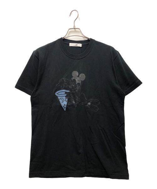 DISNEY（ディズニー）Disney (ディズニー) 半袖カットソー ブラック サイズ:Lの古着・服飾アイテム