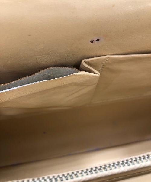 ノーブランド（ノーブランド）ノーブランド (ノーブランド) ワニ革ハンドバッグ ブラウンの古着・服飾アイテム