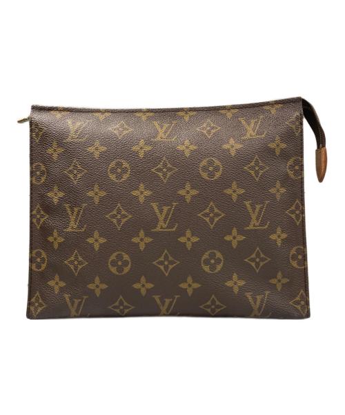 LOUIS VUITTON（ルイ ヴィトン）LOUIS VUITTON (ルイ ヴィトン) モノグラムポシェットトワレット26クラッチバッグ ブラウンの古着・服飾アイテム