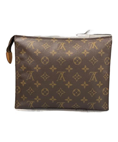 LOUIS VUITTON（ルイ ヴィトン）LOUIS VUITTON (ルイ ヴィトン) モノグラムポシェットトワレット26クラッチバッグ ブラウンの古着・服飾アイテム