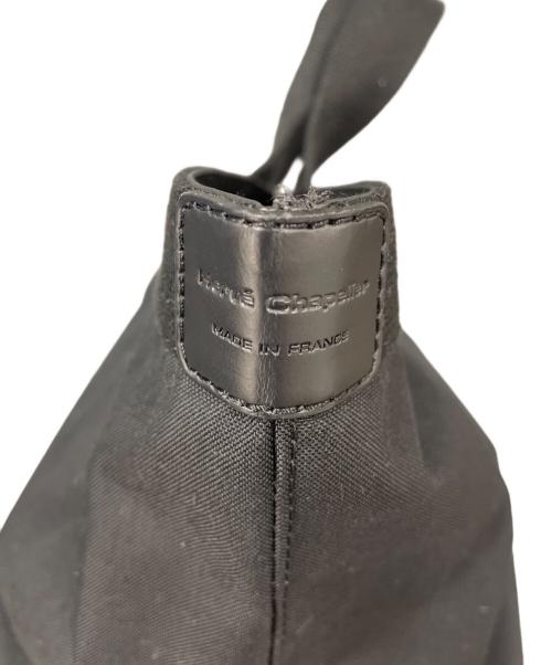 Herve Chapelier（エルベシャプリエ）Herve Chapelier (エルベシャプリエ) 舟形Ｍハンドバッグ ブラックの古着・服飾アイテム