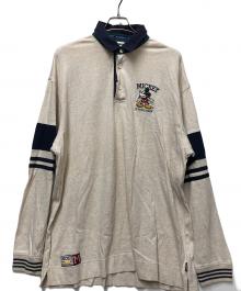 DISNEY（ディズニー）の古着「古着刺繍ポロシャツ」｜アイボリー×ネイビー