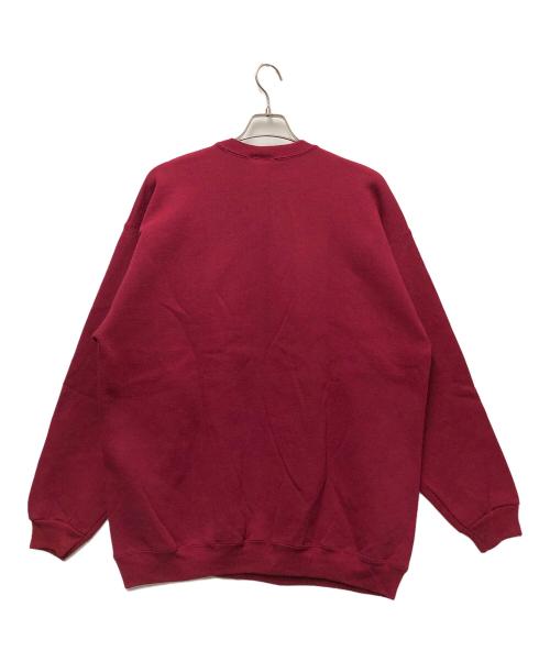 DISNEY（ディズニー）Disney (ディズニー) 古着ドナルドスウェット ワインレッド サイズ:Lの古着・服飾アイテム