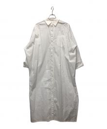 ETRE TOKYO（エトレトウキョウ）の古着「ロングシャツワンピース」｜ホワイト