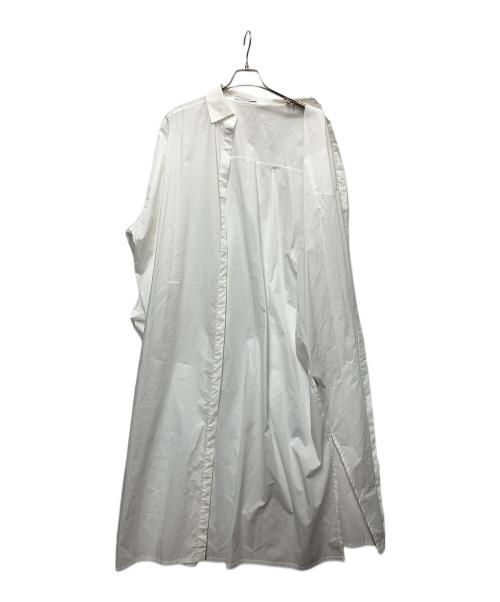 ETRE TOKYO（エトレトウキョウ）ETRE TOKYO (エトレトウキョウ) ロングシャツワンピース ホワイト サイズ:FREEの古着・服飾アイテム