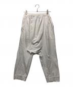 robe de chambre×COMME des GARCONSローブドシャンブル×コムデギャルソン）の古着「サルエルパンツ」｜ホワイト