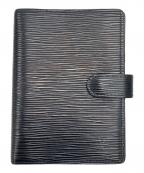 LOUIS VUITTONルイ ヴィトン）の古着「アジェンダＰＭ　手帳カバー」｜ブラック