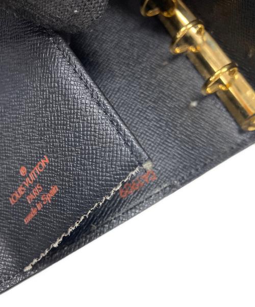 LOUIS VUITTON（ルイ ヴィトン）LOUIS VUITTON (ルイ ヴィトン) アジェンダＰＭ　手帳カバー ブラックの古着・服飾アイテム