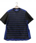 Coohemコーヘン）の古着「半袖カットソー」｜ブラック×ブルー