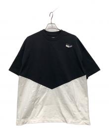 JIL SANDER（ジルサンダー）の古着「半袖カットソー」｜ブラック×ホワイト