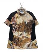 NIKEナイキ）の古着「NOCTA 1/2ジップランニングトップス」｜イエロー×ブラック