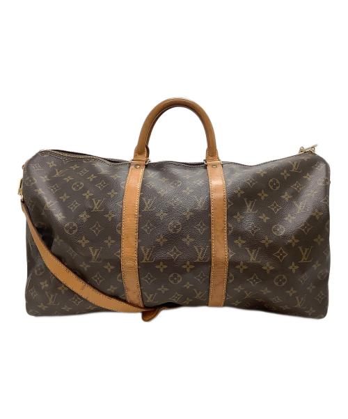 LOUIS VUITTON（ルイ ヴィトン）LOUIS VUITTON (ルイ ヴィトン) キーポル・バンドリエール50 ブラウンの古着・服飾アイテム