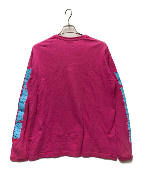 stussy（ステューシー）stussy (ステューシー) ロングスリーブTシャツ ショッキングピンク サイズ:Mの古着・服飾アイテム