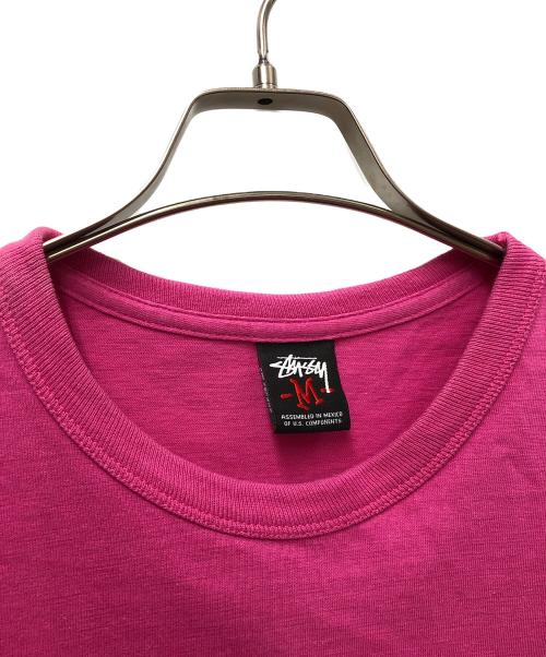 stussy（ステューシー）stussy (ステューシー) ロングスリーブTシャツ ショッキングピンク サイズ:Mの古着・服飾アイテム