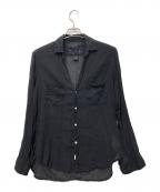 Frank&Eileen×RHC Ron Hermanフランクアンドアイリーン×アールエイチシー ロンハーマン）の古着「コットンガーゼシャツ」｜ブラック