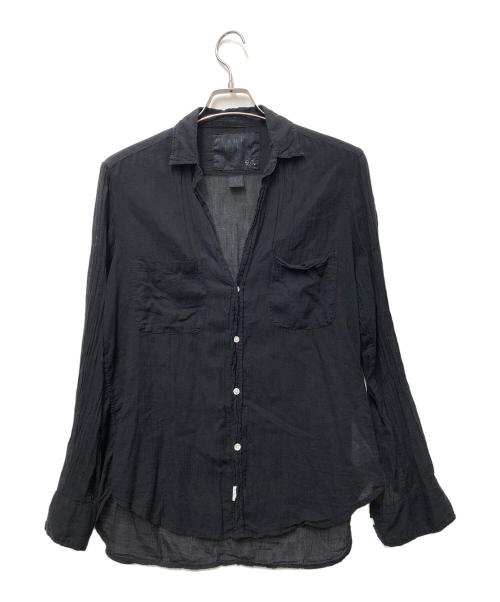 Frank&Eileen（フランクアンドアイリーン）Frank&Eileen (フランクアンドアイリーン) RHC Ron Herman (アールエイチシー ロンハーマン) コットンガーゼシャツ ブラック サイズ:Sの古着・服飾アイテム