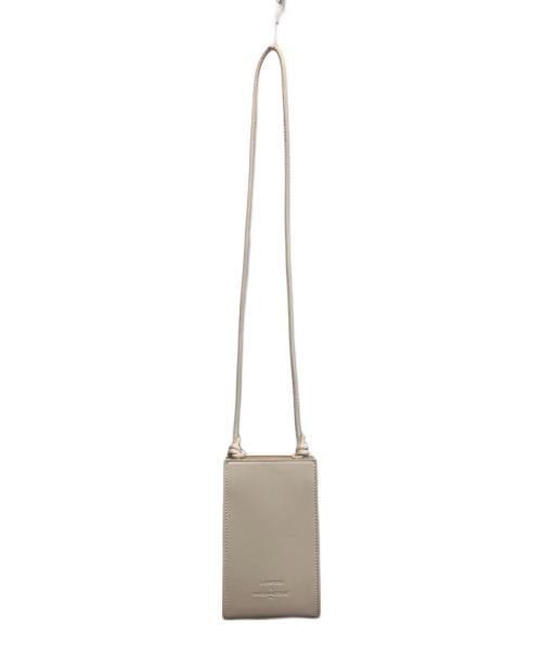 maison kitsune（メゾンキツネ）maison kitsune (メゾンキツネ) LANEIGE (ラネージュ) ショルダーポーチ アイボリーの古着・服飾アイテム