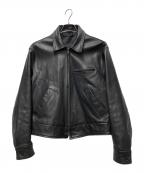 PAUL SMITHポールスミス）の古着「ライダースジャケット」｜ブラック