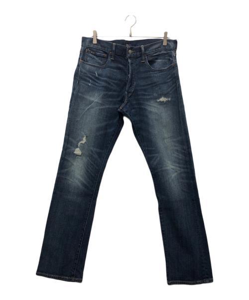 POLO RALPH LAUREN（ポロ・ラルフローレン）POLO RALPH LAUREN (ポロ・ラルフローレン) デニムパンツ インディゴ サイズ:34/32の古着・服飾アイテム