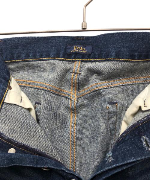 POLO RALPH LAUREN（ポロ・ラルフローレン）POLO RALPH LAUREN (ポロ・ラルフローレン) デニムパンツ インディゴ サイズ:34/32の古着・服飾アイテム