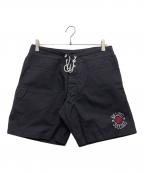 naluto×S/DOUBLEナルト×エスダブル）の古着「ハーフパンツ」｜ネイビー