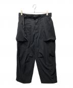 THE VIRIDI-ANNEヴィリジアン）の古着「撥水ストレッチクロップドパンツ」｜ブラック