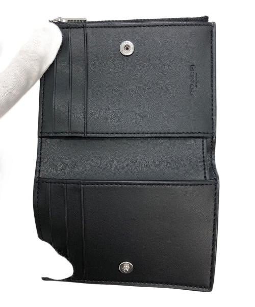 COACH（コーチ）COACH (コーチ) バイフォールドウォレット　2つ折り財布 ブラックの古着・服飾アイテム