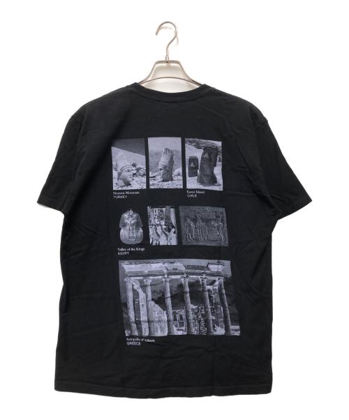 stussy（ステューシー）stussy (ステューシー) WORLD WIDE TEE ブラック サイズ:Lの古着・服飾アイテム