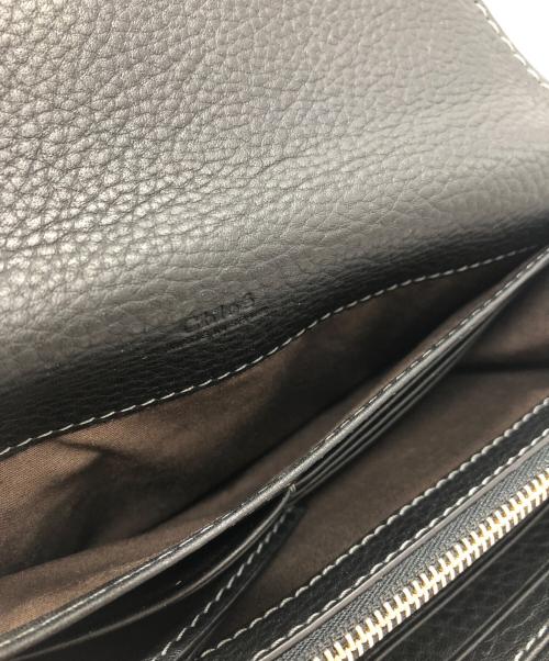 Chloe（クロエ）Chloe (クロエ) 長財布 ブラックの古着・服飾アイテム