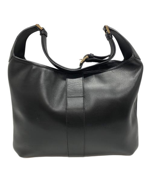 GUCCI（グッチ）GUCCI (グッチ) タイガーヘッドワンショルダーバッグ ブラックの古着・服飾アイテム