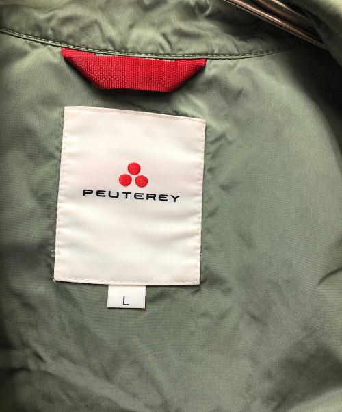 PEUTEREY（ピューテリー）PEUTEREY (ピューテリー) ナイロンジャケット カーキ サイズ:Lの古着・服飾アイテム