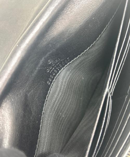 GUCCI（グッチ）GUCCI (グッチ) グッチシマ長財布 ブラックの古着・服飾アイテム