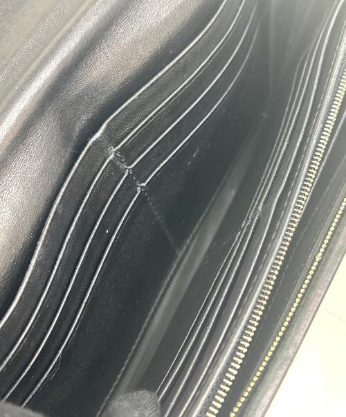 GUCCI（グッチ）GUCCI (グッチ) グッチシマ長財布 ブラックの古着・服飾アイテム