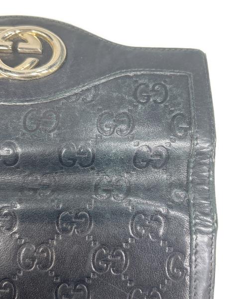 GUCCI（グッチ）GUCCI (グッチ) グッチシマ長財布 ブラックの古着・服飾アイテム