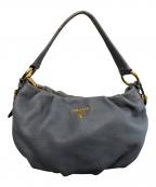 PRADAプラダ）の古着「レザーワンショルダーバッグ」｜ブルー