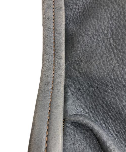 PRADA（プラダ）PRADA (プラダ) レザーワンショルダーバッグ ブルーの古着・服飾アイテム