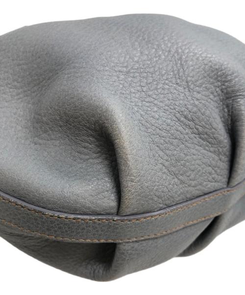 PRADA（プラダ）PRADA (プラダ) レザーワンショルダーバッグ ブルーの古着・服飾アイテム