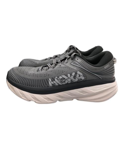 HOKAONEONE（ホカオネオネ）HOKAONEONE (ホカオネオネ) HOKAONEONE　 BONDI 7 (ホカオネオネ　ボンディ7) グレー サイズ:26cmの古着・服飾アイテム