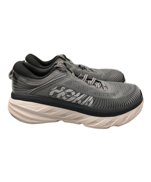HOKAONEONE（ホカオネオネ）HOKAONEONE (ホカオネオネ) HOKAONEONE　 BONDI 7 (ホカオネオネ　ボンディ7) グレー サイズ:26cmの古着・服飾アイテム