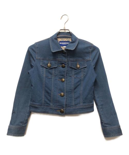 BURBERRY BLUE LABEL（バーバリー ブルー レーベル）BURBERRY BLUE LABEL (バーバリーロンドンブルーレーベル) デニムジャケット ブルー サイズ:36の古着・服飾アイテム