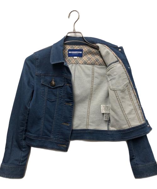 BURBERRY BLUE LABEL（バーバリー ブルー レーベル）BURBERRY BLUE LABEL (バーバリーロンドンブルーレーベル) デニムジャケット ブルー サイズ:36の古着・服飾アイテム