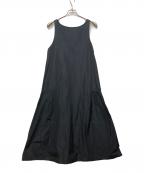NOLLEY'Sノーリーズ）の古着「タフタ2WAYギャザーワンピース」｜ブラック
